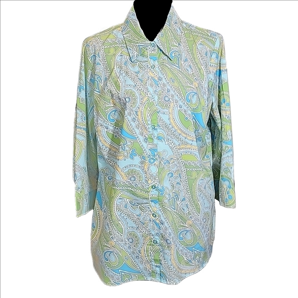 D & CO BUTTON DOWN TOP